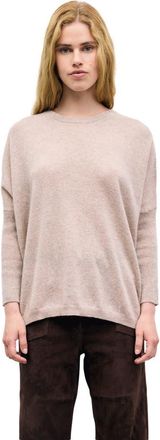 Gerard Darel Reta Long Sleeve Relaxed Fit Jumper in Pink Beige at Nordstrom