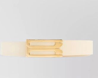 Victoria Beckham frame leather belt adjustable smooth finish