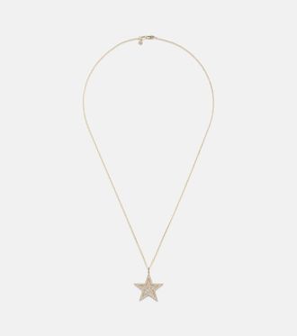 Sydney Evan Icon Wallpaper Star 14kt gold pendant necklace with diamonds