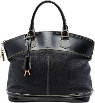 Louis Vuitton Pre-owned Handbags, female, Black, Size: ONE SIZE Pre-owned Lockit PM