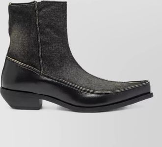 Diesel leather ankle boots