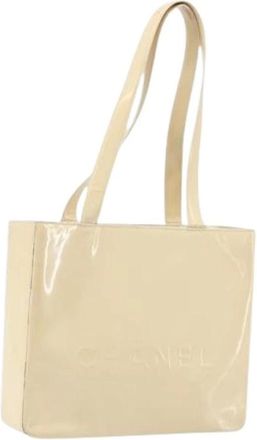 Chanel Pre-owned Tote Bags, female, Beige, Size: ONE SIZE Pre-owned Tote Bag