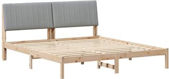 vidaXL Estructura De Cama Marr&oacute;n 180 X 200 Cm Madera De Pino Macizo Vidaxl