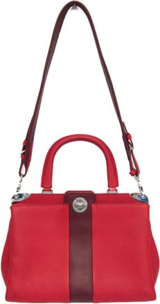 Louis Vuitton Astrid Handbag Leather Red Leather Handbag (Pre-Owned)