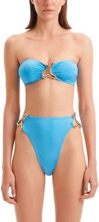 Moeva Clyde Bikini Top in Blue at Nordstrom, Size X-Small Eu