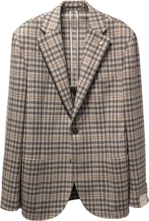 L.B.M. 1911 Jassen - Heren - Blazers - Grijs - 2XL - Jassen