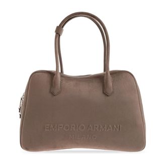Emporio Armani Handbags, female, Brown, Size: ONE SIZE Handbag