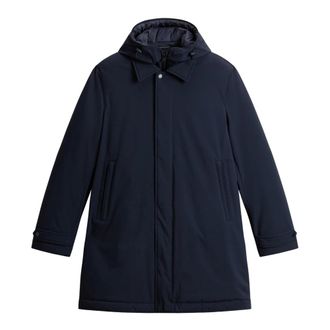 Woolrich 2-in-1 Parka - Heren - Parka Jassen - Blauw - S - Leer - Jassen