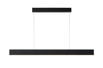 Lucide L&aacute;mpara colgante de metal con 1 led integrado, negro