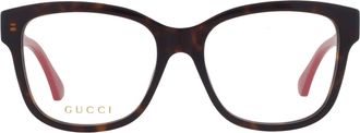 Gucci Demo Square Ladies Eyeglasses GG0038ONN 003 54