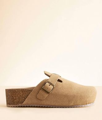 Mia Womens Mia Qwest Platform Clogs In Taupe