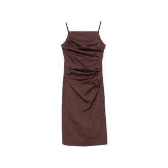 Marella Party Dresses, female, Brown, Size: 2XS Short Dresses