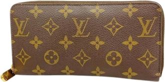 Louis Vuitton Vintage, unisex, Bruin, ONE Size, Pre-owned Long Wallet (bi-fold)