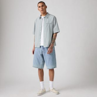 Levi's 478 Baggy Shorts - Mens - 29X12 - Light Wash / My Pockets Full Shorts