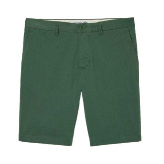 Lacoste Herenkatoen Stretch Slim Casual Korte Broek (Groen)
