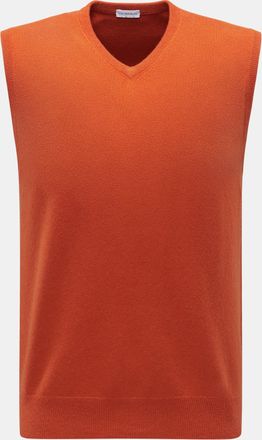 Braun Hamburg Men - Cashmere Pullunder orange