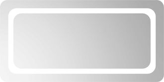 vidaXL Espejo De Ba&ntilde;o Led Transparente 80 X 40 Cm Vidrio Templado Vidaxl