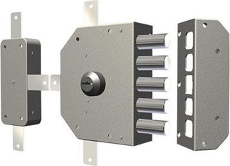 OEM Cerradura Para Aplicar Cr 3300c-52n - Cilindro De 60 Mm - 3 Puntos De Cierre - Izquierda - Estructura Robusta