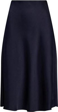 Ralph Lauren SATIN CHARMEUSE MIDI SKIRT
