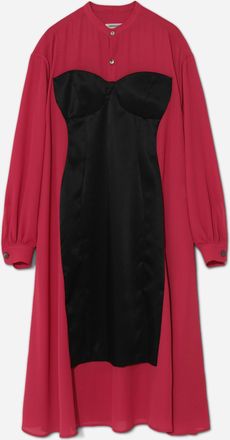 Undercover Women s Outline Maxi Dress Dark Pink