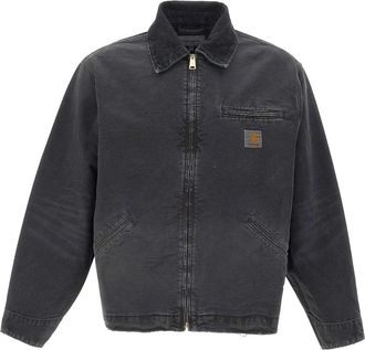 Carhartt Work in Progress Black Shirt Collar Jackets
