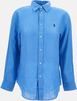 Polo Ralph Lauren Camicia In Lino Classic Fit