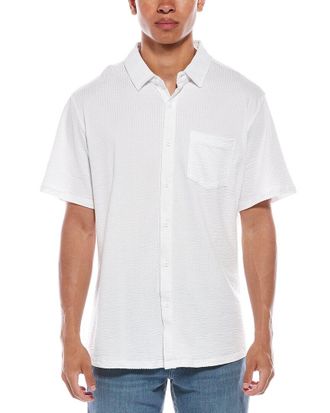 Vintage Summer Swimwear Vintage Summer Performance Seersucker Shirt