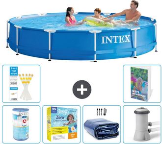 Intex Piscina Con Estructura Redonda - 366x76 Cm - 7-piezas S50