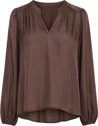 2-Biz Tandy Blouse - - Blouses & Shirts - Donna - Marrone - S