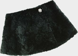 Gorski Rose Printed Select Lamb Shearling Capelet