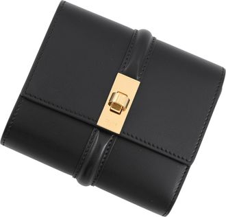 Celine Black Leather Wallet (Tri-Fold) (Pre-Owned)
