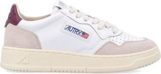 Autry White Lace Up Sneakers