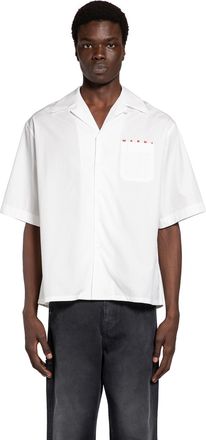 Marni Peeping Logo Bowling Shirt