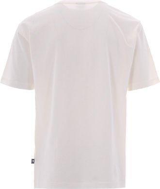 New Balance Mens T-Shirt Athletics Premium Logo Sea Salt Cotton T-Shirts And Polos