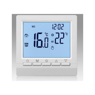 OEM Termostato De Calefacci&oacute;n Para Caldera De Gas De 1,5 V, Regulador De Temperatura A Pilas Con Retroiluminaci&oacute;n Blanca, Programable Semanalmente
