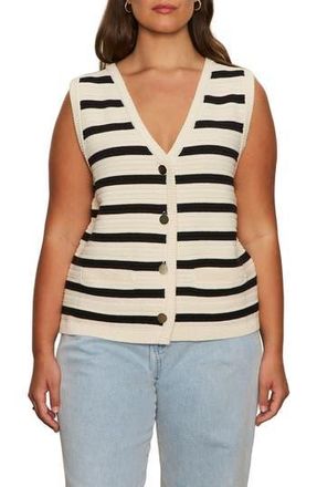 Sanctuary Textured Sweater Vest in Macrame B at Nordstrom Rack, Size 2X