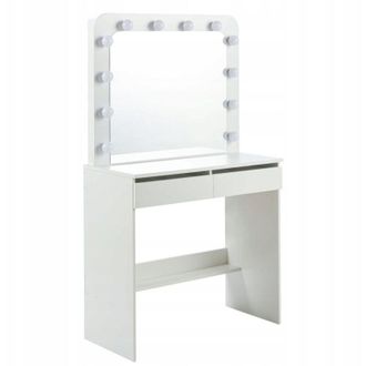 OEM Tocador Con Espejo Para Maquillaje Y Maquillaje Glamour, Iluminaci&oacute;n Led