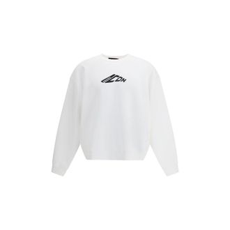 Dsquared2 White Cotton Mens Sweatshirt