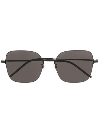 Saint Laurent Eyewear Occhiali da sole squadrati - Nero