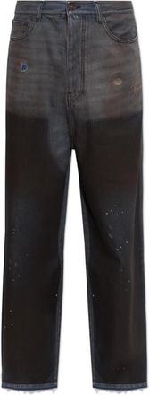 Amiri Jeans met vintage-effect - Heren - Loose Fit Jeans - Blauw - W34 - Katoen - Jeans