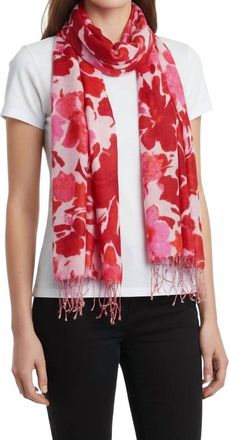 Tolani Abyss Scarf In Coral