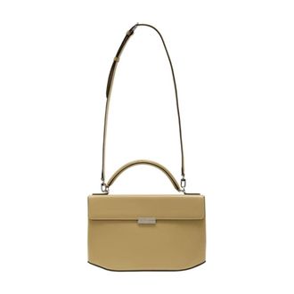 Toteme Box Top Handle Purse - female - Tot&ecirc;Me - Handbags - Beige - ONE SIZE - Bags