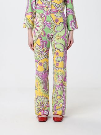 Maliparmi Pantaloni Hippie Lotus in jersey stampato