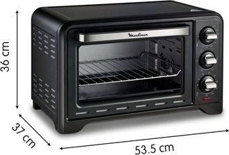 Moulinex Horno De Convecci&oacute;n 19l 1380w Negro - Ox444810 Moulinex