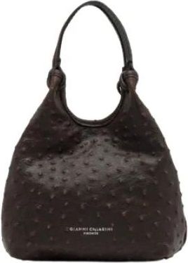 Gianni Chiarini Dua - Dames - Handtassen - Bruin - ONE Size - Leer - Tassen