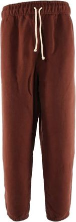 New Balance Bruine Katoenen Herenbroek - Heren - Sweatpants - Bruin - 2XL - Katoen - Broeken