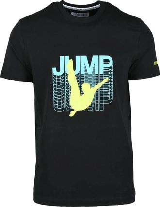 Dirk Bikkembergs Tshirt - Heren - T-shirts - Zwart - M - Katoen - Tops