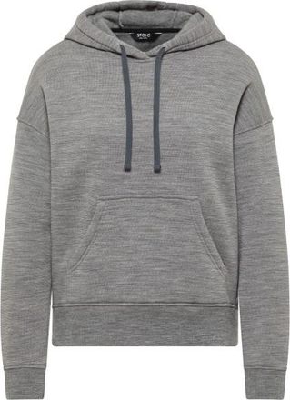 Stoic MerinoWarmFleece SolbergSt. Hoody Merinohoodie f&uuml;r Damen | grau