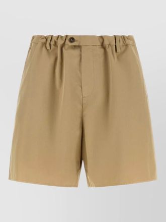 Maison Margiela stitch line shorts featuring back pocket