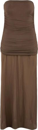 Aniye By Kleedjes, Dames, Bruin, S, Elegante Bruine Jurk